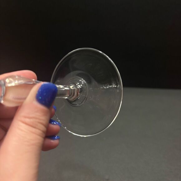 Royal Crystal Rock 24% Lead Crystal Tuscany Italy 6 Goblet Glasses Original Box - Picture 9 of 12